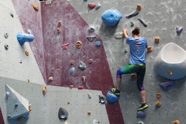 Climbing session