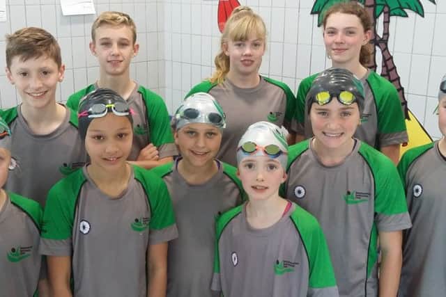 Some of the Berkhamsted SC youngsters at Hoodesdon.