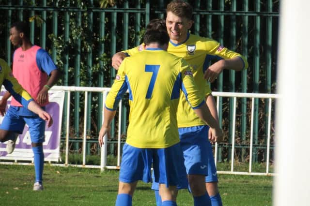 Berkhamsted FC's Matt Bateman, who scored for the seventh game running when he netted against Sutton Coldfield on Saturday. (File picture: Ray Canham)