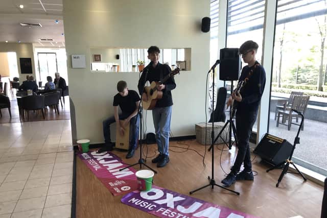 Mellow Days perform at Oxjam Hemel Music Festival