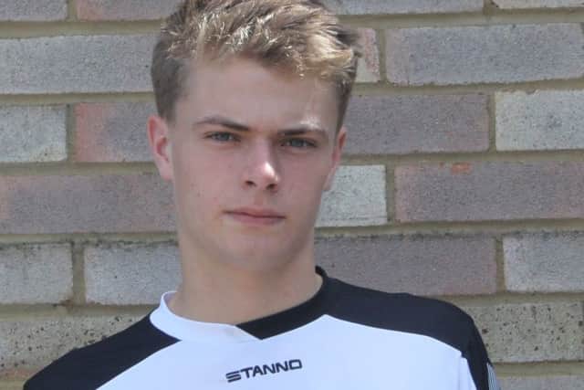 Leverstock Green striker Jonathan Lacey.