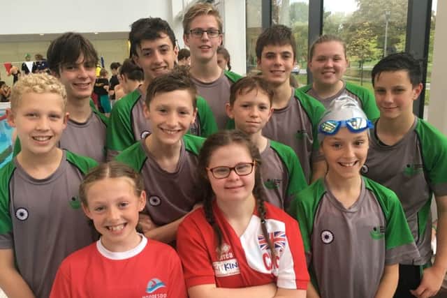 Berkhamsted SC members at the Harpenden Legacy meet at the weekend.