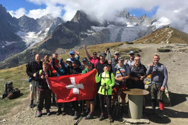 The Mont Blanc trekkers