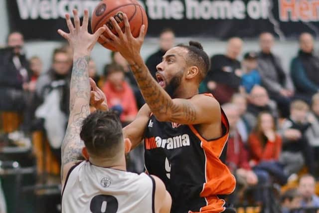Hemel Storms Leon Henry led the weekends individual scoring with 45 total points over his side's two games. (Picture by Lin Titmuss).