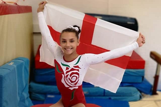 Gymnast Gabby Connolly.