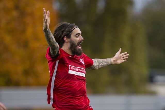 Rob Sinclair netted twice on Saturday and has now scored three times in as many games since joining the Tudors. (File picture by Marc Keinch).