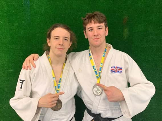 Rush Judo brothers Paddy Lish and Tom Lish, who competed in Holland.