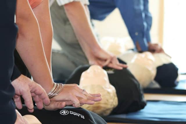 St John Ambulance CPR training