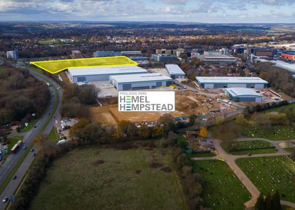 The newly acquired site in Hemel Hempstead.