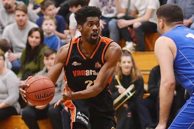 Recent Storm signee TrayVonn Wright led all scorers against Leicester Warriors with 25 points on Saturday. (Picture by Lin Titmuss).