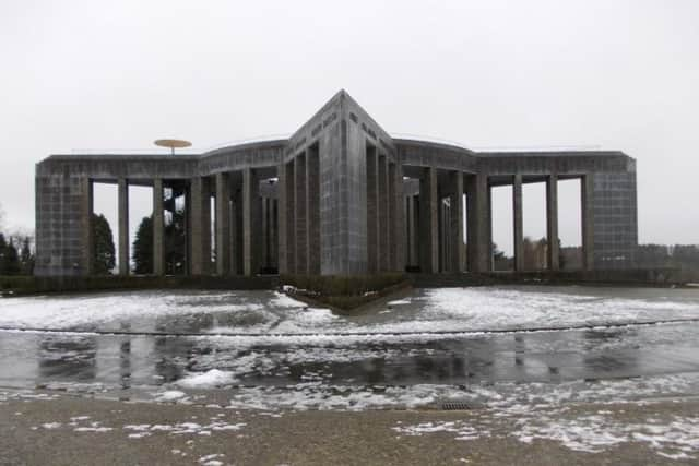 The huge Mardasson Memorial was build by the Belgians to honour their liberators