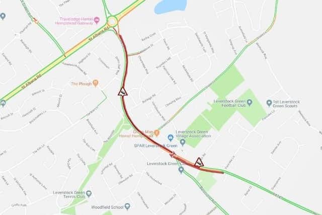 Delays are expected on A4147