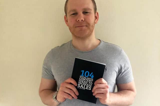 James Berg with his new book