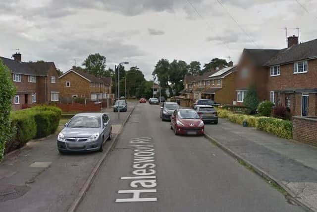 There were three reports of burglary on or near Haleswood Road