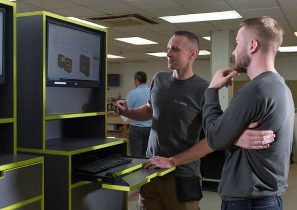 Quest Joinery staff use new technology to ensure high levels of service.