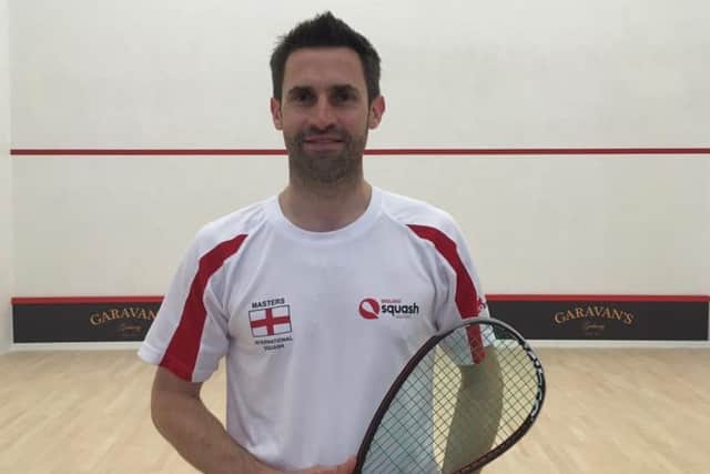 Ali Coker, Berkhamsted Tennis & Squash Club's captain and England over-35s player.