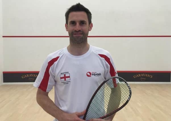 Ali Coker, Berkhamsted Tennis & Squash Club's captain and England over-35s player.