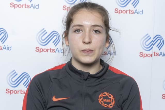 Arabella Baylis at a SportsAid event at the London Stadium recently.