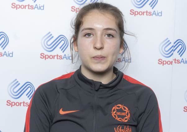 Arabella Baylis at a SportsAid event at the London Stadium recently.