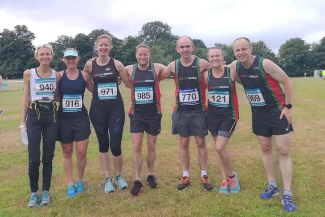 Gade Valley Harriers in action earlier this season.