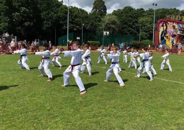 Some of young fighter Chloe Dutton's team-mates from BJ Academy put on a demonstration at Abbots Langley Carnival last month to help raise funds for Chloes trip to Croatia.