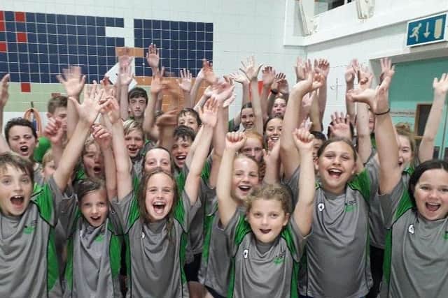 Berkhamsted SC's youngsters are all smiles after the final round of the Peanuts League recently.