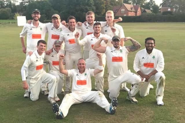 The Boxmoor team which won the Division 6B title on Saturday.