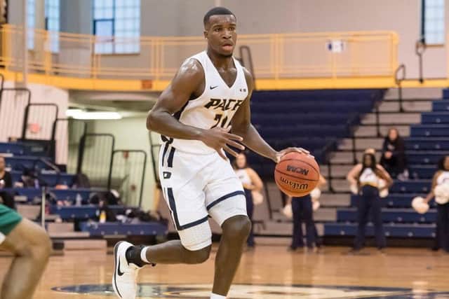 New Storm signing Greg Poleon, pictured here playing for Pace University of New York.