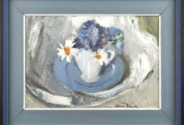 Anne Redpath's Blue Plate was sold for 31,000. Credit: Hertfordshire County Council