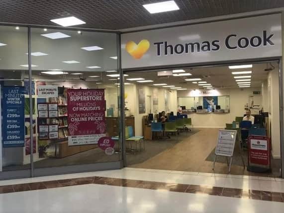 Thomas Cook's Hemel branch was closed this morning. Credit: Thomas Cook Travel Store