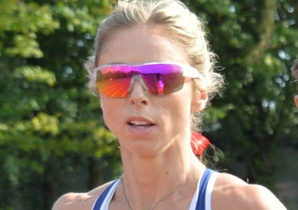 Zoe Doyle competing for Britain in the 1500m at the World Masters Championships in Venice last month.