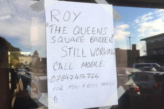 Roy is still available for haircuts