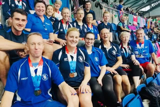 Team Hemels Nationals Masters Squad at Ponds Forge, Sheffield.