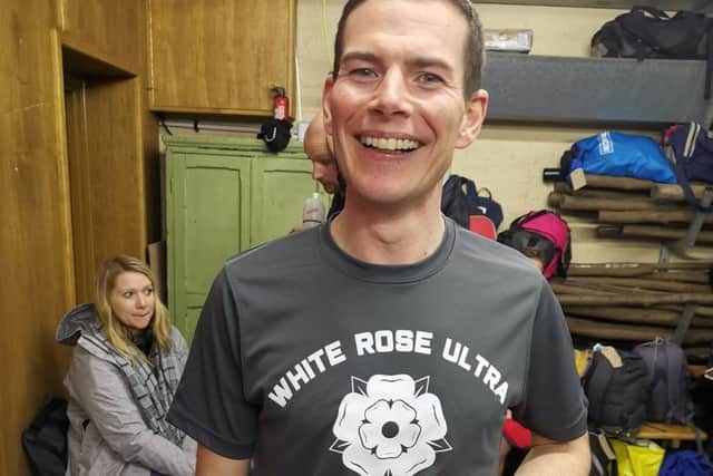 Al Flowers after completing the White Rose Ultra at the weekend.