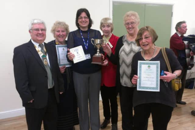 Community groups and individuals received awards and grants at the annual meeting of Abbots Langley Parish Council.
