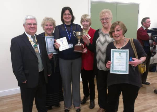 Community groups and individuals received awards and grants at the annual meeting of Abbots Langley Parish Council.