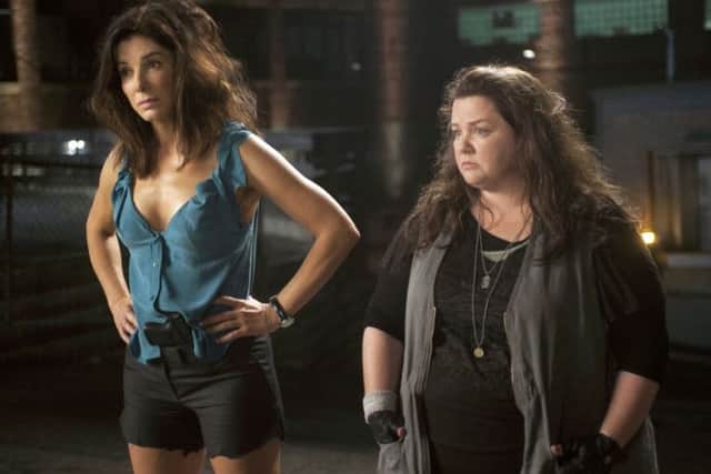 Odd couple: Sandra Bullock and Melissa McCarthy in The Heat