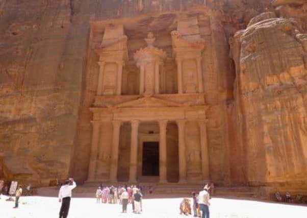 The Treasury at Petra, Jordan. Picture PA Photo/Grace Patterson.