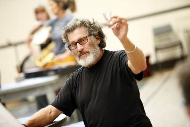 Paul Michael Glaser in rehearsal for Fiddler On The Roof