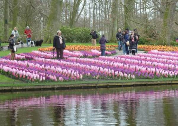 Keukenhof Gardens is a kaleidoscope of colour at this time of year.
