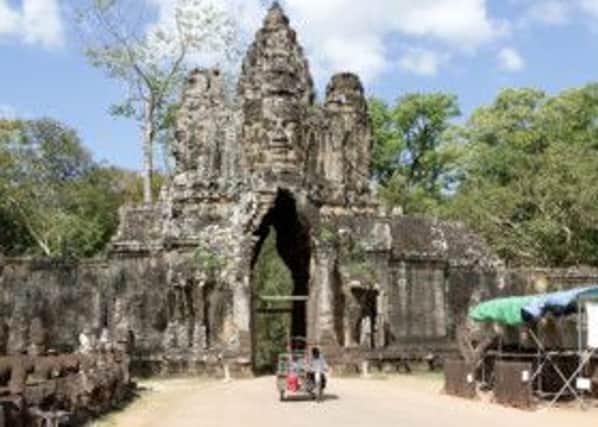 Gateway to Angkor Wat temple in Angkor, Siem Reap province, Cambodia. Picture: James Edgar/PA Photos.