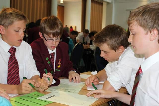 Beechwood Park pupils take part in a national maths challenge