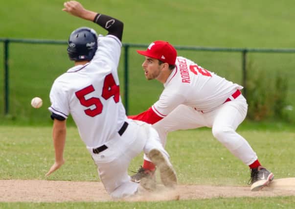 Carlos Casal Jr in action for the Herts Falcons this season. Picture (c) Richard Lee, www.richardleephotography.org