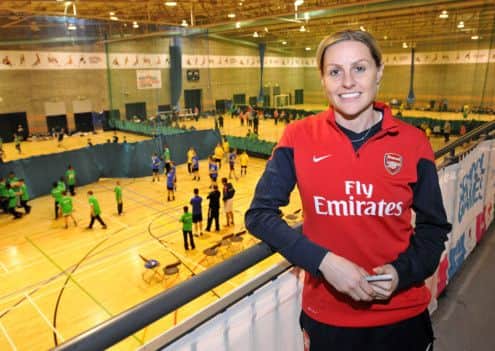 England hot-shot Kelly Smith. Picture (c) Helen Rees