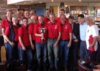 The England Masters Over 55 team won the Home International Tournament