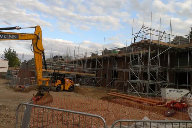 Farm Place council homes under construction in Berkhamsted PNL-140822-102950001