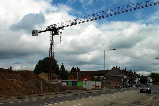 Library picture: Developer Churchill Retirement Living building work in Berkhamsted High Street PNL-140630-173829001