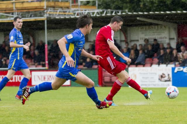 Luke Allen missed a good chance for Hemel in the first half. Picture (c) Darren Kelly