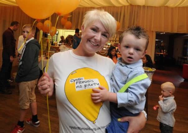 Amanda Maguire is fundraising for research into cystic fibrosis after her son James was diagnosed with the condition