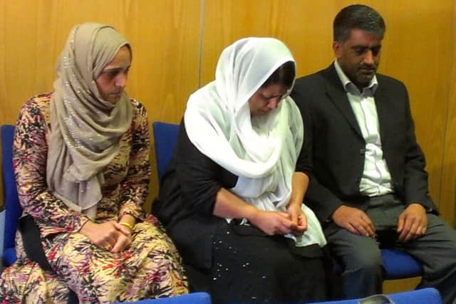Devastated: Fazan's family